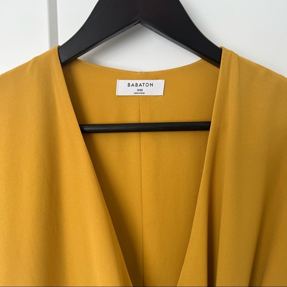 Babaton Aritzia Wallace Wrap Dress. - Picture 7 of 8